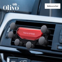 [올리보] 차량용 핸드폰 거치대 모음 (자석 송풍구 흡착형), 1개, 31_식스핑거_레드