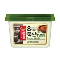 CJ 장 해찬들 8가지 국산양념쌈장 쌈밥 고기쌈장 500g 1세트