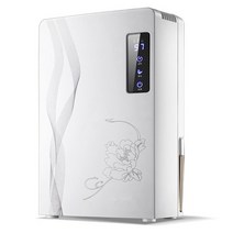 미니제습기 원룸제습기 소형제습기 2200ml 전기 공기 습기 흡수기 가정용 지하실 공기 청정기 사일런트 타이밍 터치 외부 수도관, 하얀, au 플러그
