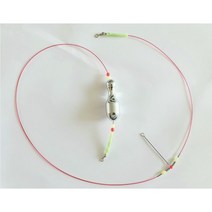 구멍봉돌 채비 초원투 자작채비 도다리 감성돔 붕장어 묶음추, 2단, 33호