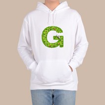 ATOGATO 알파벳 지 G 맞춤 후드티