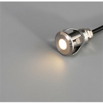 테라스 조명 12v 24v 1w 야외 계단 라이트 데크 플로어 코너 Sconce 베란다 발코니 바 장식 설비 Led, 05 15mm AC12V, 06 차가운 흰색