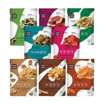 김부각 60g + 고구마부각 60g + 고추부각 60g + 다시마부각 60g + 비트부각 60g + 연근부각 60g + 우엉부각 60g + 호박부각 60g, 1세트