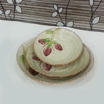 자목련 원쿠프/원형 오목접시, 중