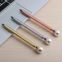 진주 볼펜 1색 판촉물 홍보 사은품 인쇄가능, 진주 볼펜+인쇄