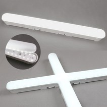 LED 형광등 일자등 십자등 국산 지니 트윈 / 라이팅루, 07.히포 십자등 LED 55W
