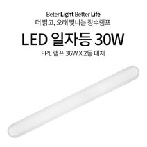 우리조명 장수램프 LED 등기구 30W 주광색