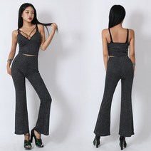 펄 나시 탱크탑 나팔바지 세트