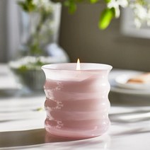 이케아캔들 룽나레 유리컵향초 자스민/핑크 50시간 장식조명 촛불 홈데코 장식