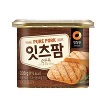 청정원 맛있는밑반찬 잇츠팜 통조림 햄 순돈육 추천 330g 자취 캠핑음식 간단한요리 간편식, 40개