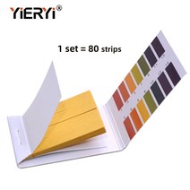 Yieryi 20 set ph 테스트 스트립 80 스트립 전체 ph 미터 ph 컨트롤러 1 14st 표시기 litmus 종이 물 soilsting 키트|ph test strip, 1개, 러시아, 단일