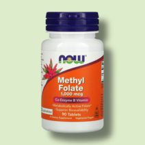 4세대 활성엽산 1000mcg 90정 먹기편한 작은알갱이 활성형엽산 나우푸드, 선택2. (1+1) 90정