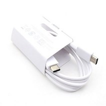 오리지널 삼성 갤럭시 Usb c형 Pd 25W 미국 EU 충전기 S21 + S20 FE 노트 20 울트라 10 M51 A51 A71 용 고속 충전 케이블, Only White 1M Cable