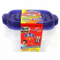 (이지)쿨라라 밀폐용기 직사각4호800ml 4p 페트병 pp용기 플라스틱원형용기 일회용플라스틱용기 사각플라스틱용기 일회용용기 플라스틱통 소분용기 플라스틱투명용기 플라스틱병