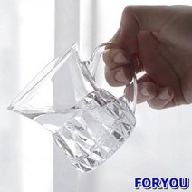 ForU19 심플 패턴 미니 저그 1개 유리머그 머그 샷잔 커피잔 유리잔