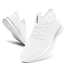 탕파기 남성 운동화 레이스 업 가볍고 편안한 통기성 Tenis Masculino Zapatillas Hombre, 06 WHITE_01 40