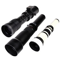 카메라 초망원 줌 렌즈 420-800 650-1300mm 망원렌즈, 펜탁스 화이트 렌즈 패키지 1
