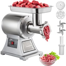 상업용고기분쇄기 VEVOR 상업용 고기 분쇄기 전기 250 kg/h 193RPM 1100W, 한개옵션0
