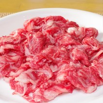 마장동 전통한우 투뿔 한우 소고기 불고기용 600g냉동육) 슬라이스, 1개