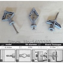 15 개/묶음 비행기 확장 볼트 지연/나사 스파이크 M8 * 50mm 항공기 석고 보드 중공 벽 품질