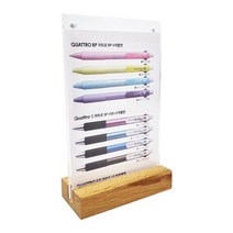 오피스존 아크릴 우드 T자형 꽂이 A6 양면 사진 액자 메뉴판