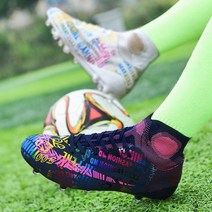 인조잔디축구화 풋살화 발볼넓은풋살화 성인풋살화 축구화 aliups new 높은 발목 축구화 남성 통기성 야외 키즈 소년 축구 부츠 kids ag 여성 축구 클리트