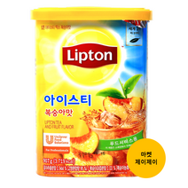 립톤 아이스티 믹스 복숭아맛, 26개, 1통, 907g