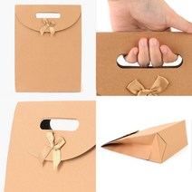 손잡이 쇼핑백 크라프트 종이 봉투 대형 선물용종이가방 손잡이캔들박스 쿠키봉투 친환경종이가방