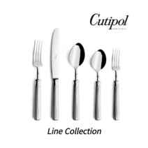큐티폴 Cutipol Line 라인 커트러리 5피스 세트, 7. 티스푼 4P