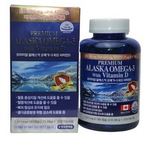 프리미엄 알래스카 오메가-3 위드 비타민D 6개월분, 상세페이지 참조, 상세페이지 참조