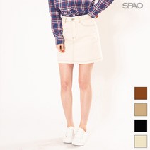 스파오 SPAO 면트윌 3부 미니 스커트_SPWH923G02