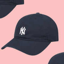 MLB 야구모자 엠엘비 남여공용 빈티지 스몰자수로고 볼캡