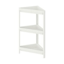 이케아 베스켄 코너선반유닛 화이트33x33x71 cm