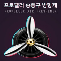 1+1 이벤트! 프로펠러 LED 송풍구 차량용방향제, 레드+레드