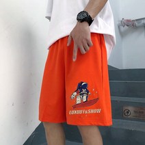 남자 츄리닝바지 빅사이즈 2022 여름 에어매쉬 일자통바지 트레이닝바지 캐쥬얼 남성 와이드 루즈핏 5부 4995557412