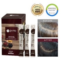 [1+1]저자극 순한 흰머리 새치 셀프 프리미엄 물 염색제_고급 염색 키트포함, (1+1) 6회분, 다크 브라운(저자극)