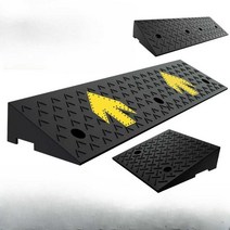 알루미늄 경사로 계단 차량 진입판 인도 계단 장애인, (가정용 모델) 길이 25x가로 40x16CM-검정색