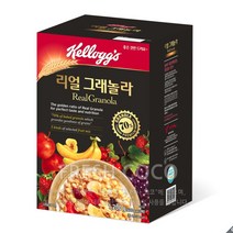 켈로그 리얼 그래놀라 1.2kg(400g x 3) 통곡물 시리얼 아침식사대용 간편식사