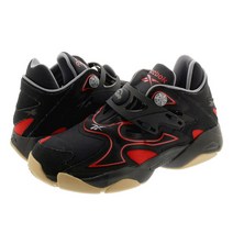 리복 Reebok 펌프 코트 Leebok 블랙 / 본능 적색 껌 FW7821