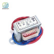 전기변압기 휴대용변압기 가정용ac 6v 9v 12v 15v 24v 출력 전압 2w ei 구리 코어 입력 220v 50hz 60hz 단일 전압 2 라인 구리 전원 변압기, 220v 단일 v 2 라인, ac6v