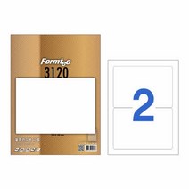 폼텍 라벨2칸100매 LS-3120(물류관리용 200x140mm) - 230126978EA, 본상품선택