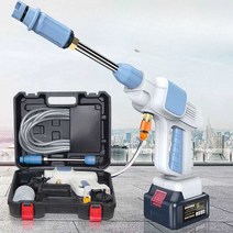 무선 고압세차기 독일 세차기 휴대용 고압 리튬배터리, (9999)