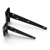 아이베란다 블랙코팅 T경첩 유럽형 힌지 연결철물 IV, 6인치(70x178mm)