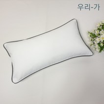 우리가 수제 순면 60수 바이오워싱면삥 알러지케어 푹신한 유아 편백 메밀 베개커버 25x45(커버만)