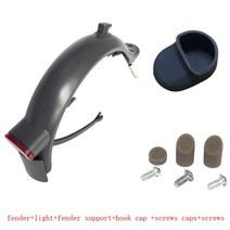 내구성 스쿠터 흙받이 for xiaomi mijia m365 m187 pro 전기 스쿠터 타이어 스플래쉬 펜더 with rear taillight backguard wing, m365 pro2용 펜더