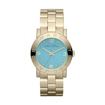마크제이콥스 Marc by Jacobs Amy Dexter Aqua 블루 Dial 골드 Tone 여성s 시계 MBM3220