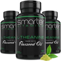 미국산 L 테아닌 스트레스 완화 릴렉스 수면 오메가3 영양제 250mg 150 캡슐, 150 캡슐 (3병 묶음)