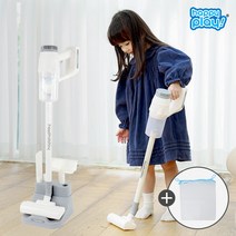 쓱쓱싹싹 청소기 장난감 어린이 유아 아기 역활 소꿉 주방놀이 정리망 추가증정, 쓱쓱싹싹 화이트 무선청소기+정리망 추가증정
