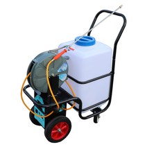동력분무기 방역 엔진 이동식 농업용, 60L 단일 펌프 수동 20L파이프 + 배터리