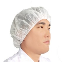 하가소모 일회용 부직포 위생모자 헤어캡 50매, 05 일회용헤어캡 30g (50매,흰색) 라운드형